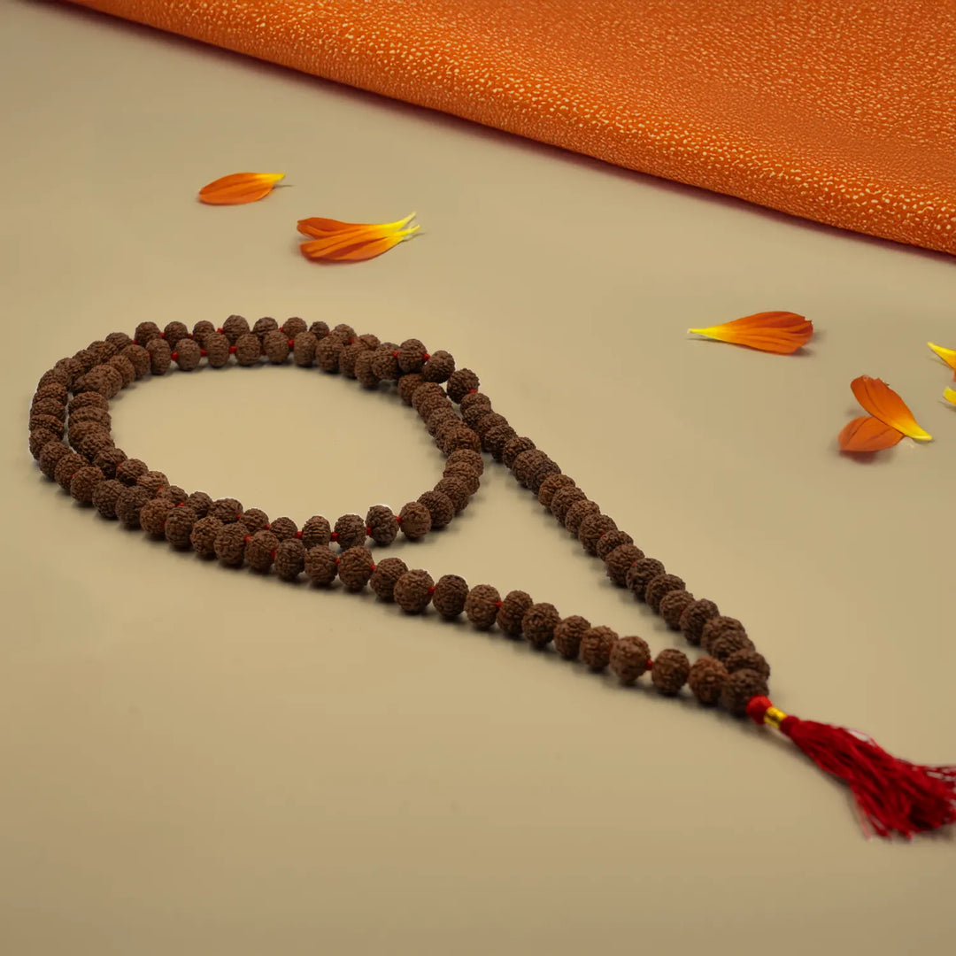 Original  7 Mukhi Rudraksha 108 +1 Beads Mala