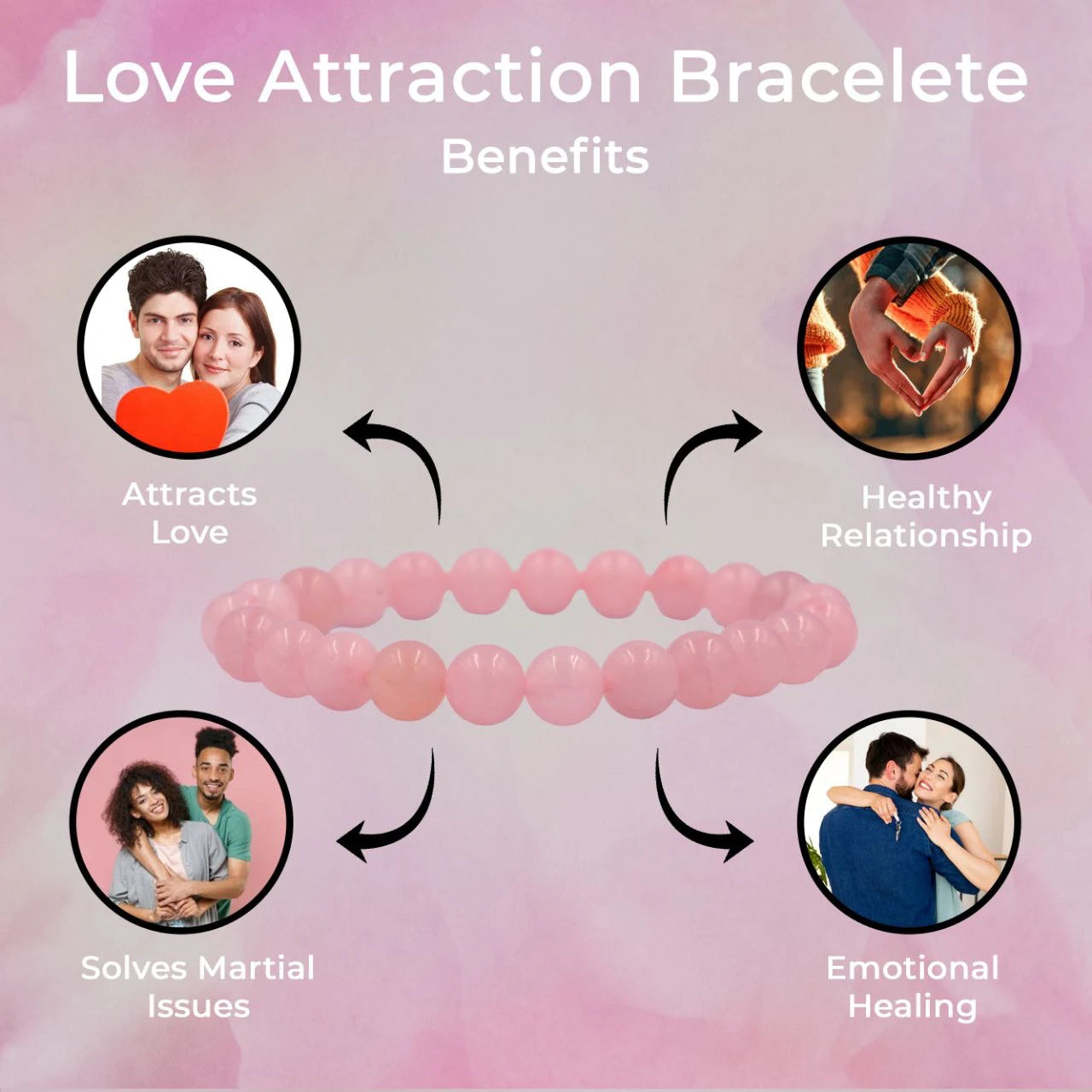 Love Attraction Bracelet Combo | Natural Turquoise Bracelet Benefits | Love Attraction Bracelet Benefits | Natura